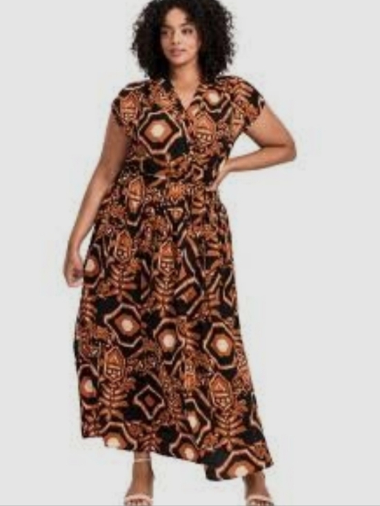 Avenue Dresses & Skirts - Avenue Havana Maxi Dress Size 26/28
